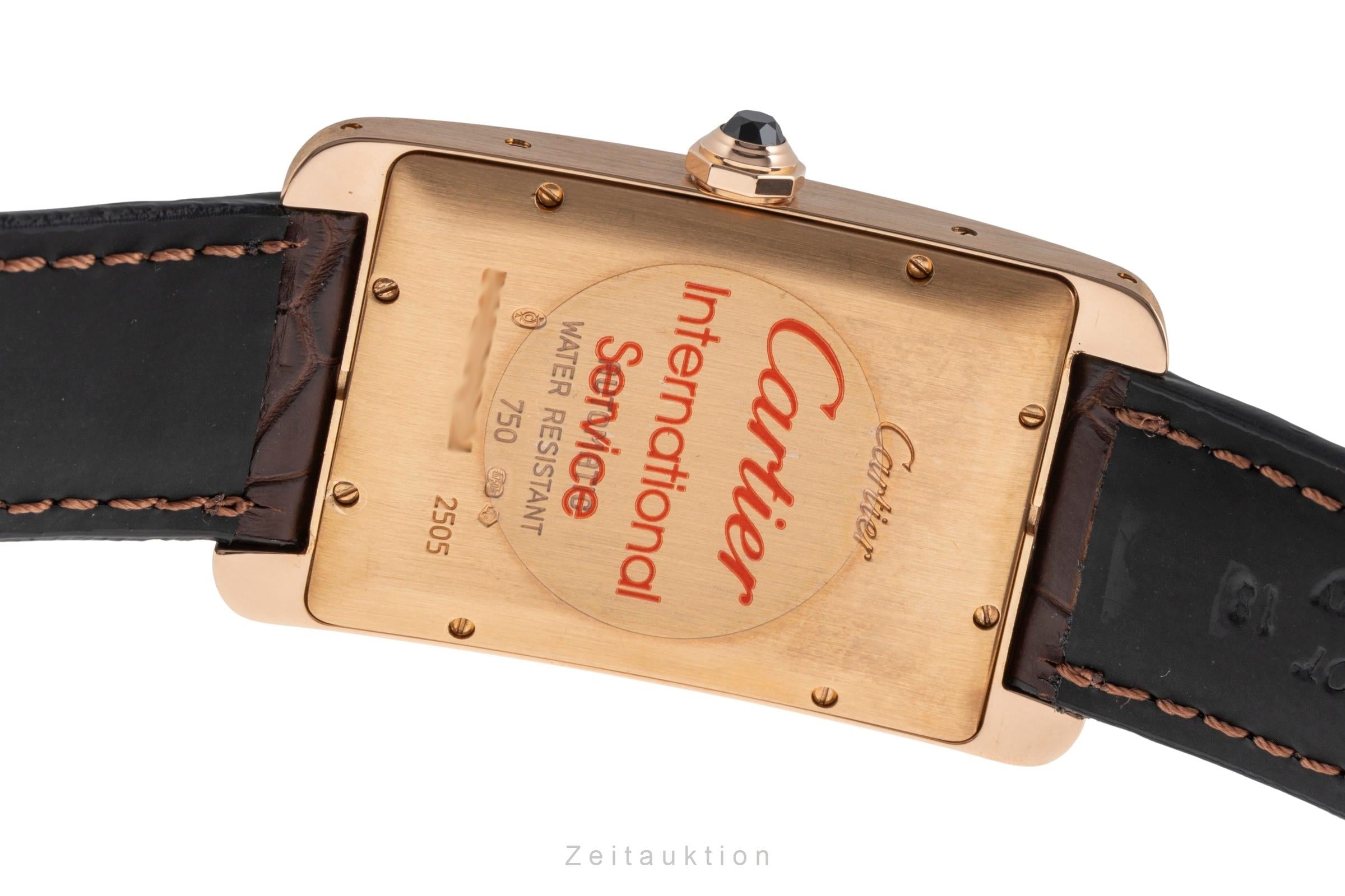 Cartier Tank Américaine oro 18 ct automatismo orologio da uomo W2609156  [2502631]