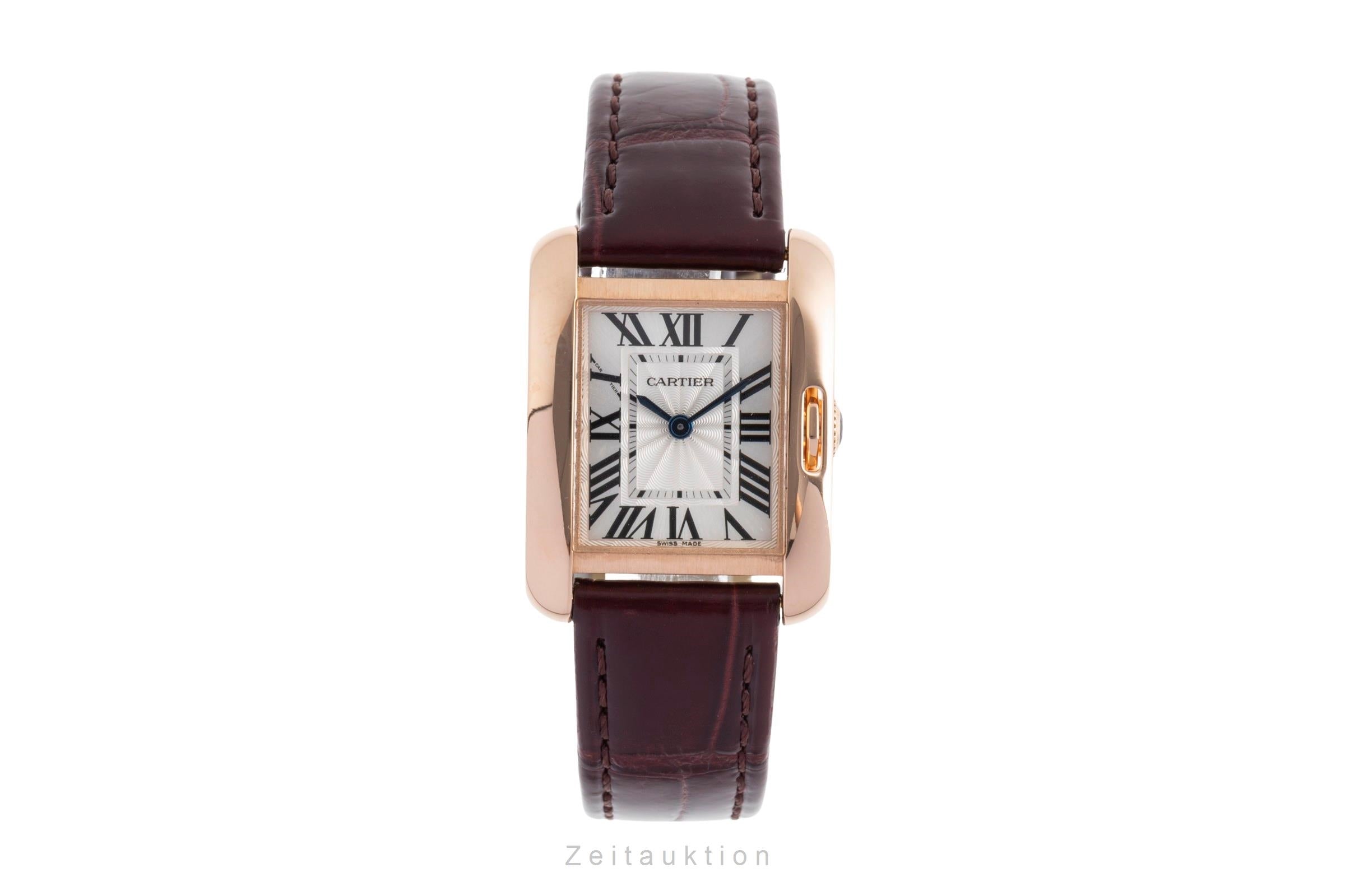 Cartier Tank oro rosso 18 ct quarzo orologio da donna W5310027  [2502639]
