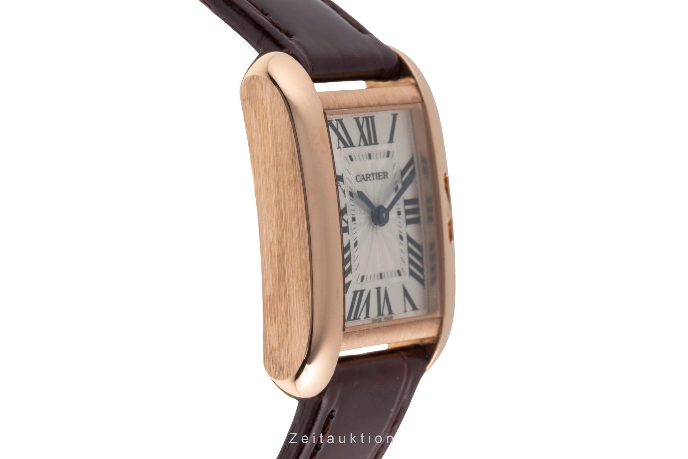 Cartier Tank oro rosso 18 ct quarzo orologio da donna W5310027  [2502639]