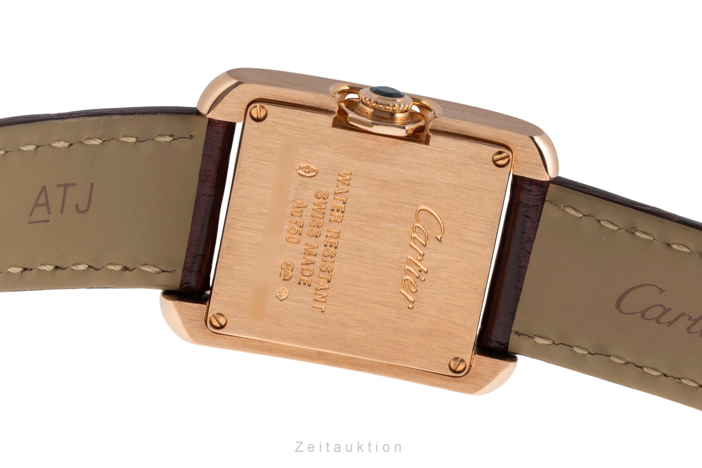 Cartier Tank oro rosso 18 ct quarzo orologio da donna W5310027  [2502639]