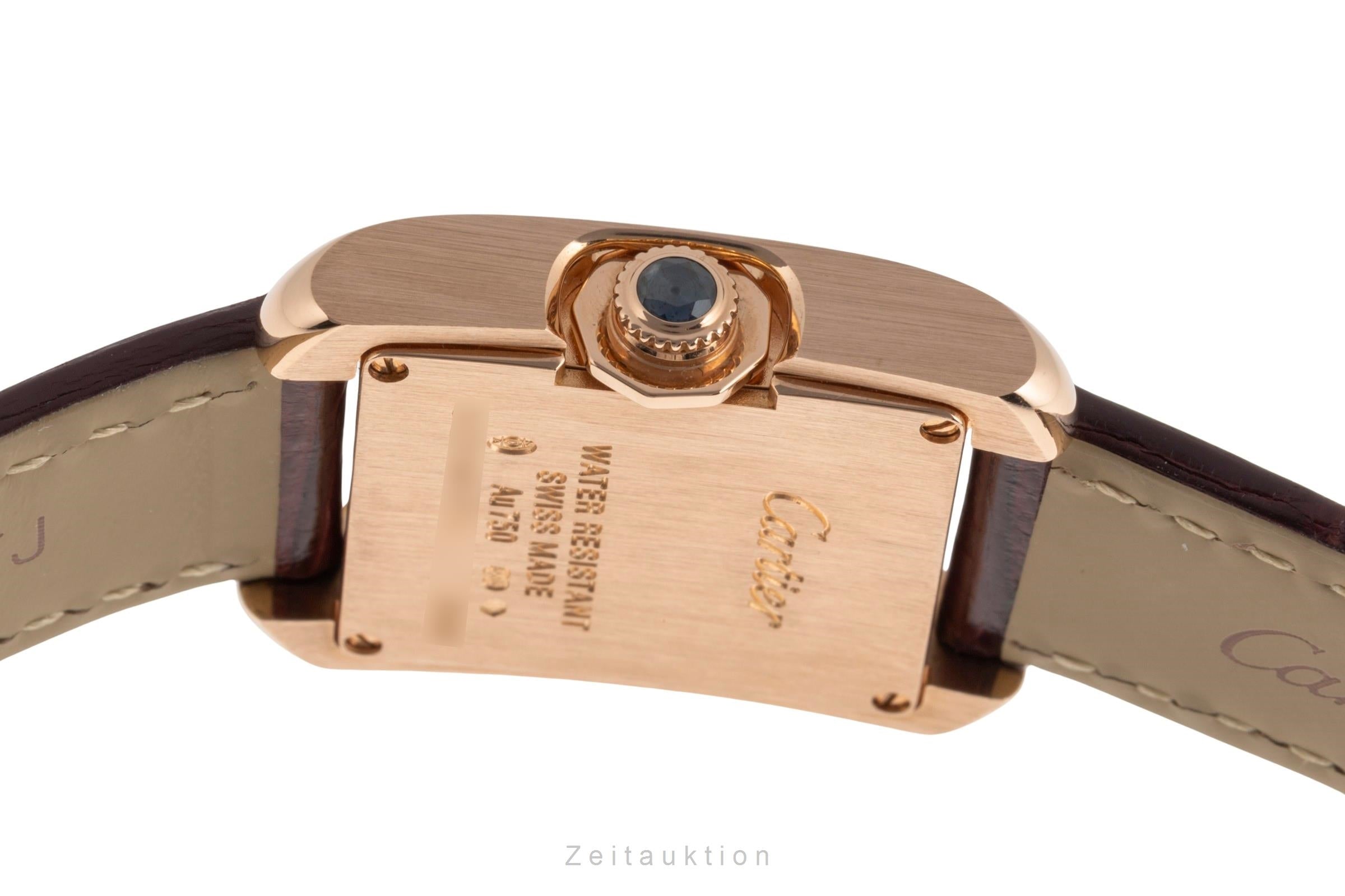 Cartier Tank oro rosso 18 ct quarzo orologio da donna W5310027  [2502639]