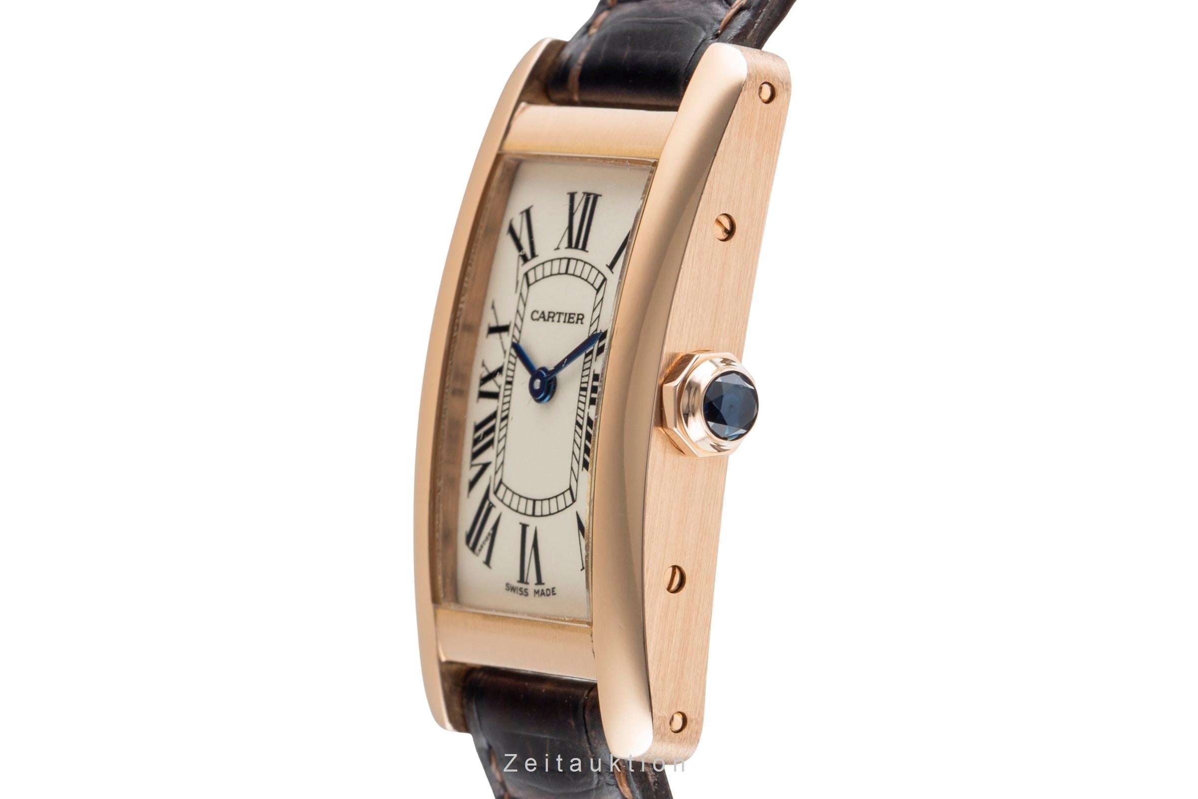 Cartier Tank Américaine oro rosso 18 ct quarzo orologio da donna W2607456  [2502640]
