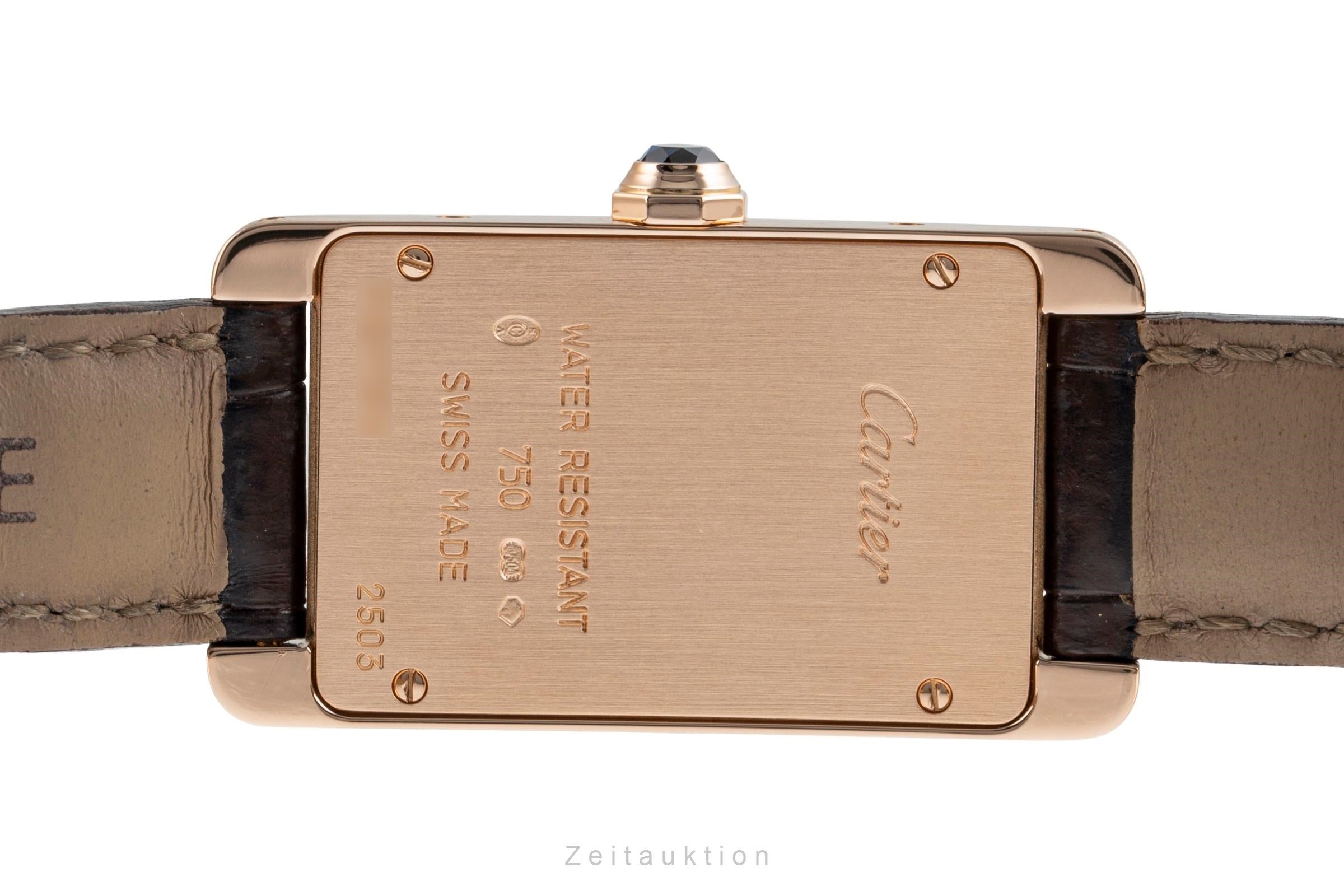 Cartier Tank Américaine oro rosso 18 ct quarzo orologio da donna W2607456  [2502640]