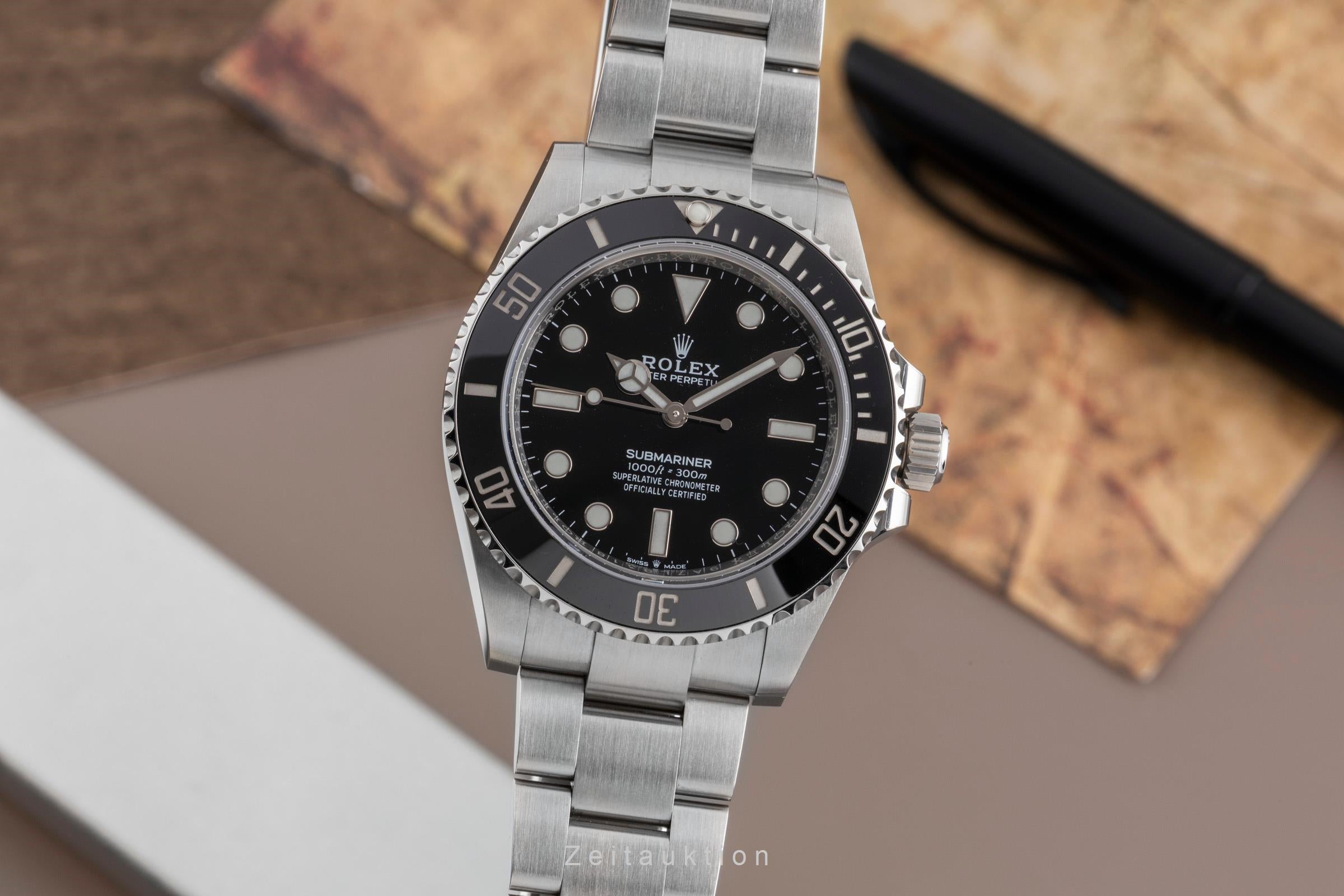 Rolex Submariner acero automático reloj para caballeros 124060  [2502692]