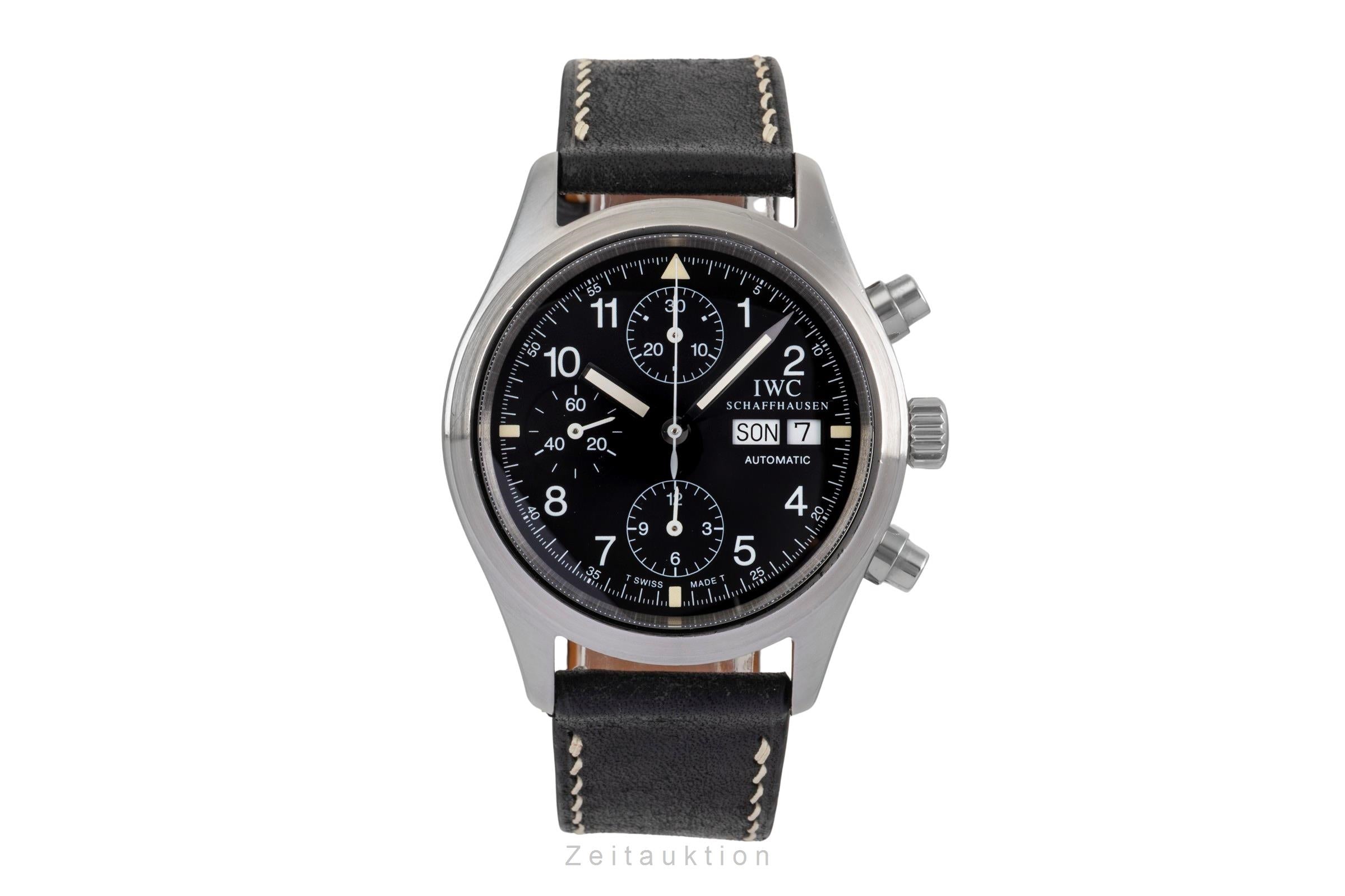IWC Fliegerchronograph chronograph steel automatic men's watch IW370601 LP: 7700EUR  [2502709]