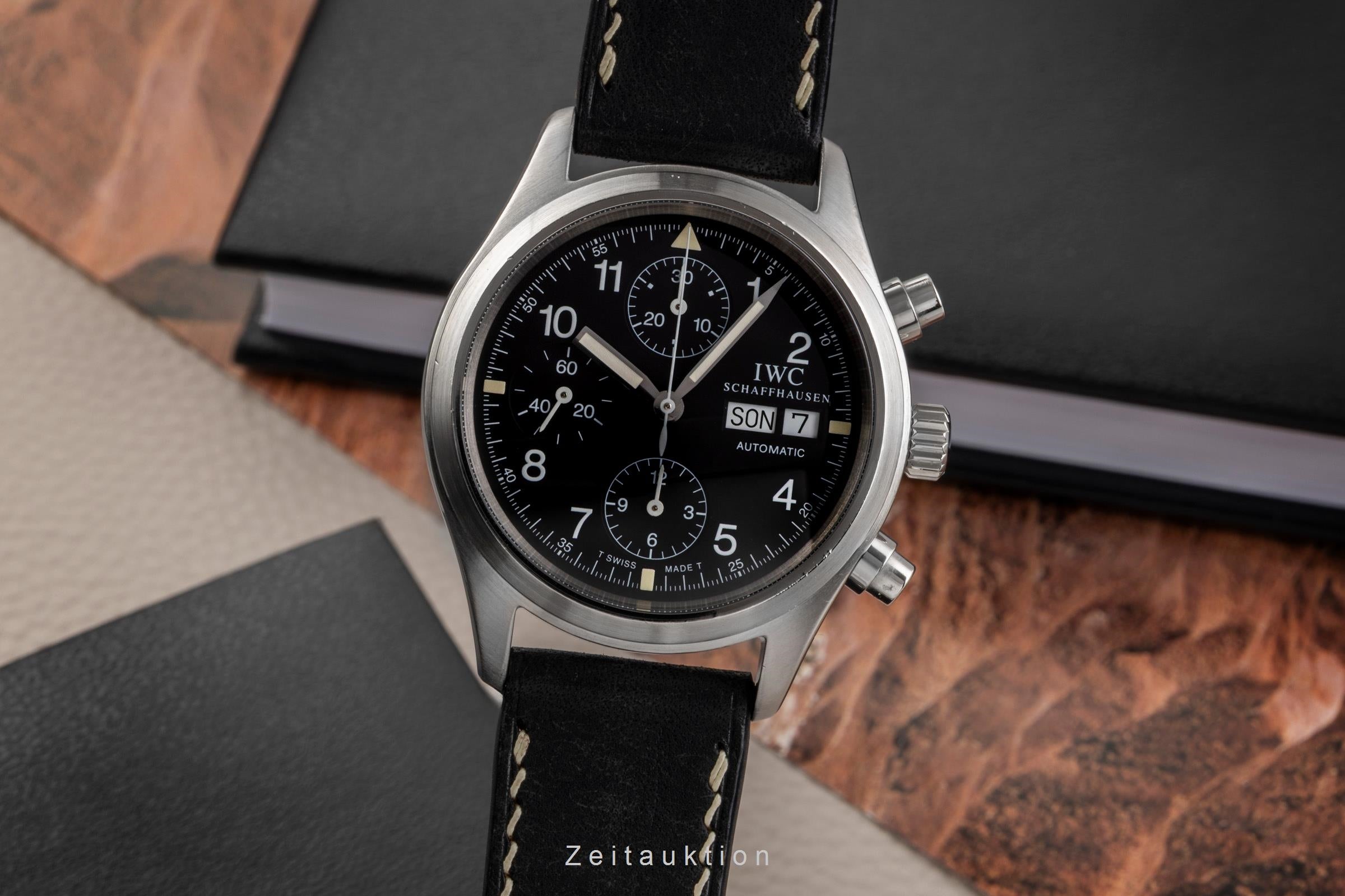 IWC Fliegerchronograph chronograph steel automatic men's watch IW370601 LP: 7700EUR  [2502709]