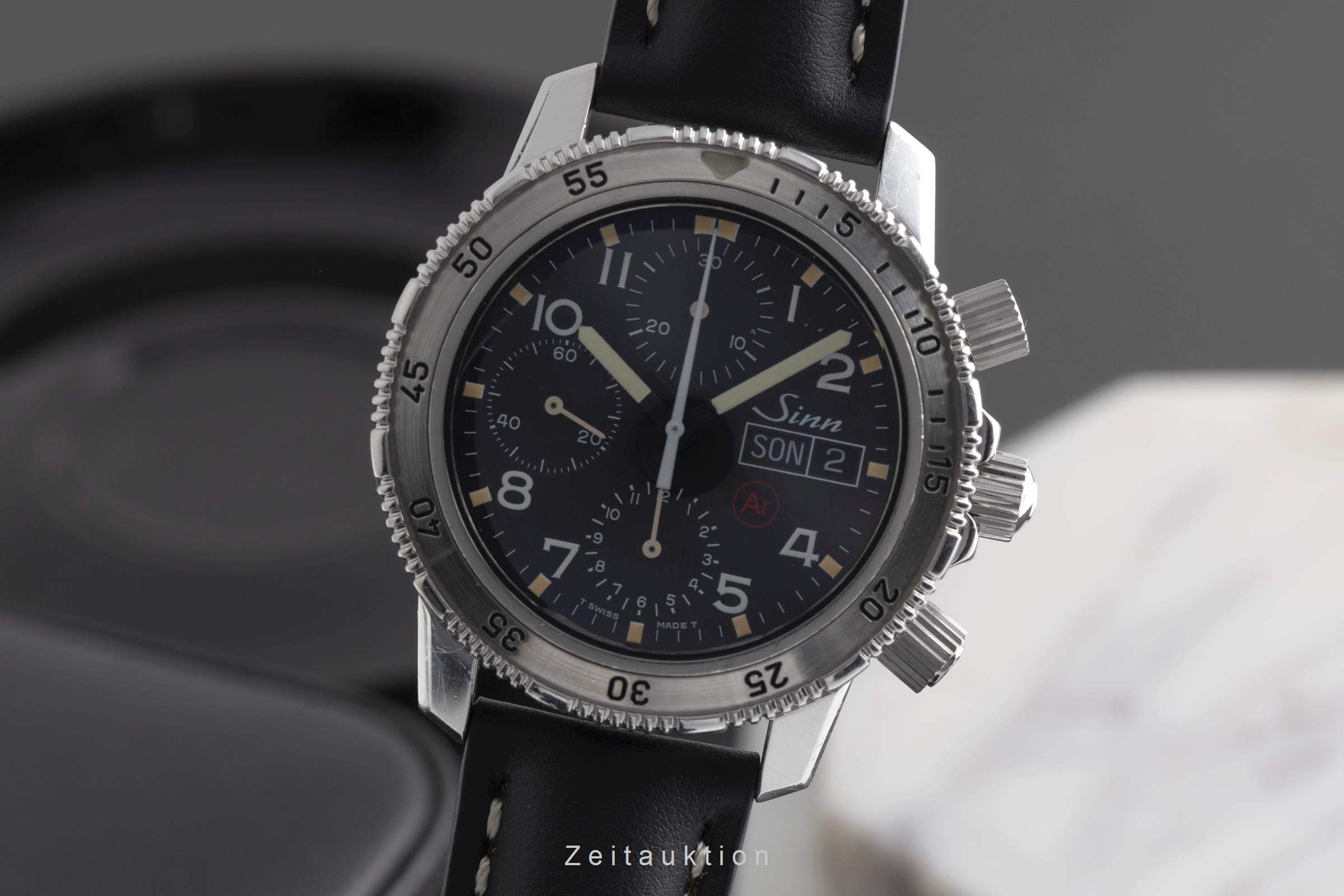 Sinn 203 chronograph steel automatic men's watch 203 St Ar LP: 3800EUR  [2502725]