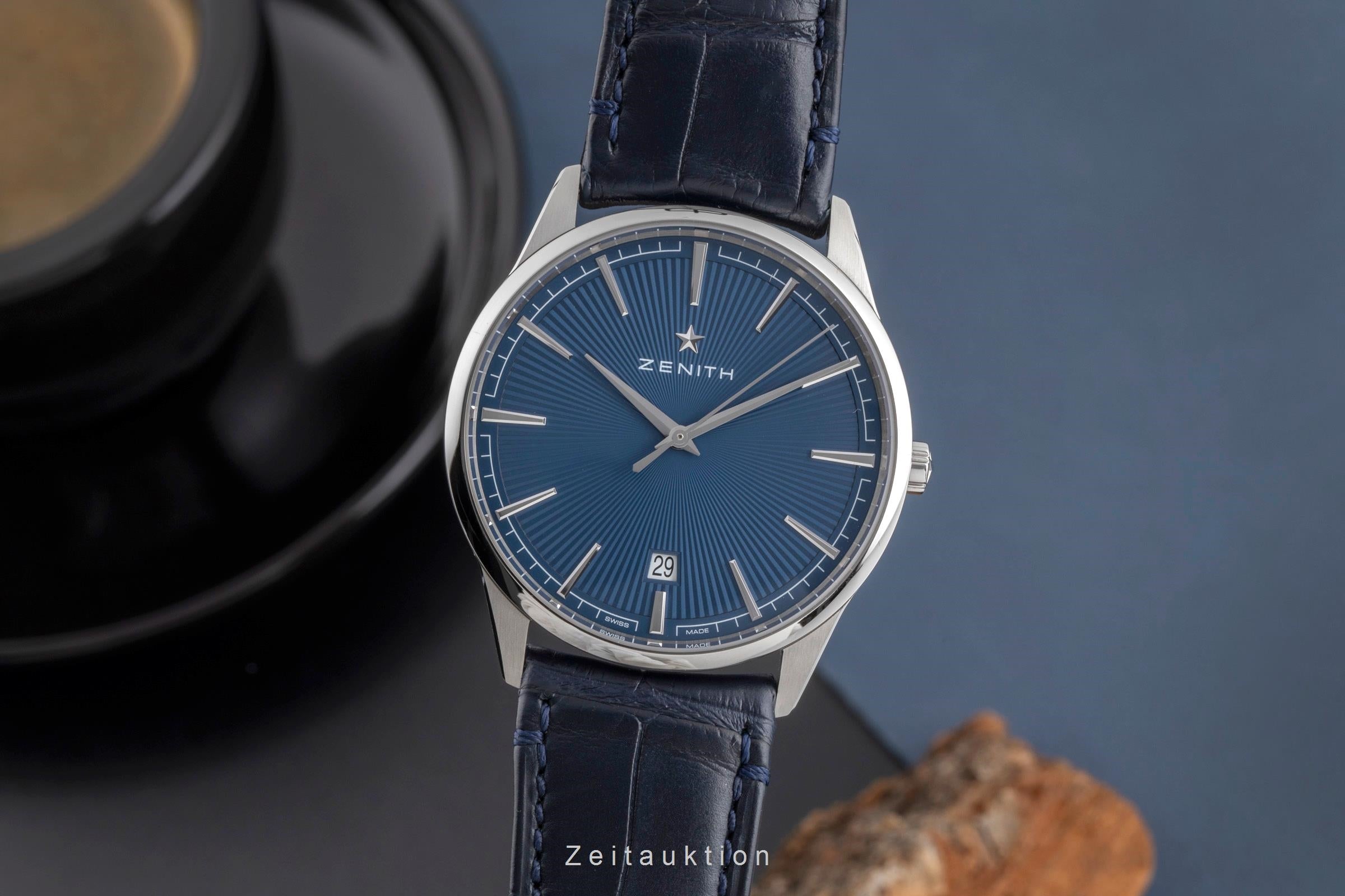Zenith Elite steel automatic men's watch 3.3100.670/02.C922 LP: 6400EUR  [2502765]