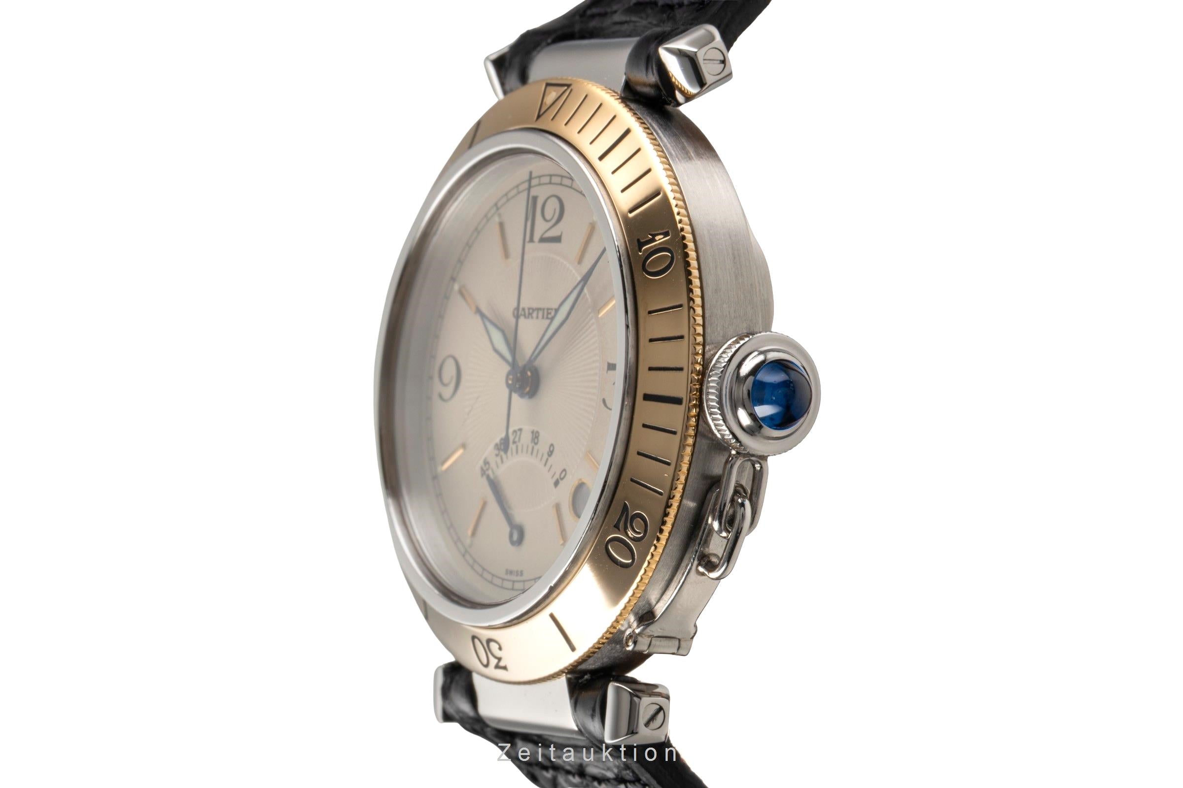 Cartier Pasha acciaio / oro automatismo orologio da uomo W31012H3  [2502820]