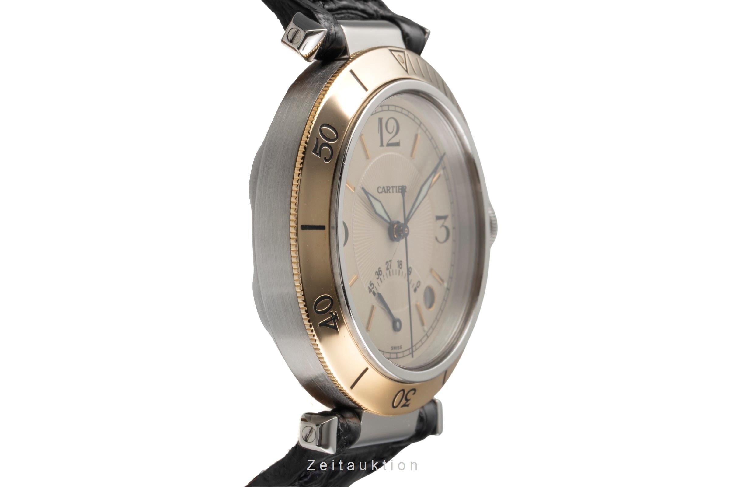 Cartier Pasha acciaio / oro automatismo orologio da uomo W31012H3  [2502820]