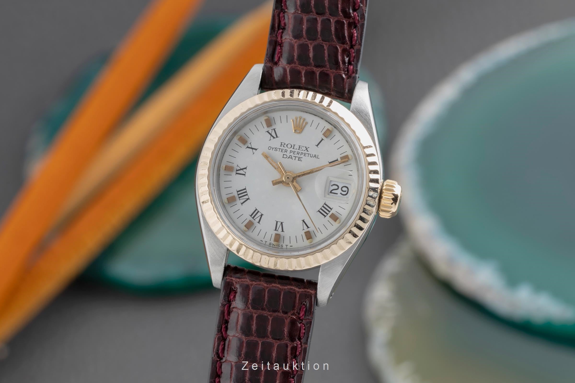 Rolex Lady Date steel / gold automatic women's watch 6917  [2502840]