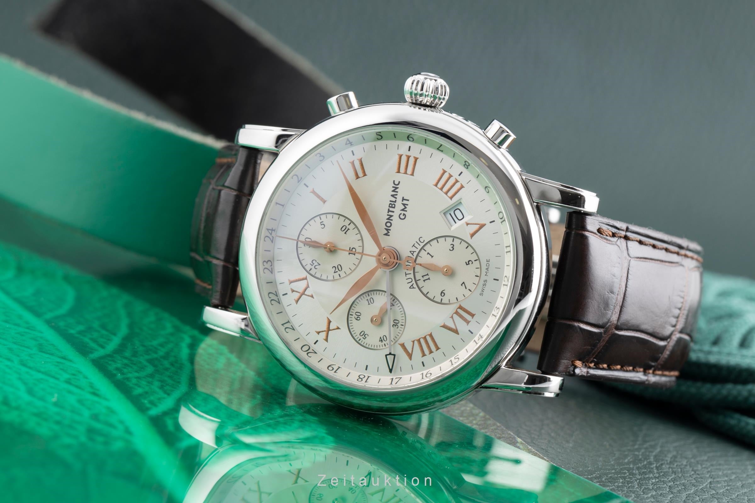 Montblanc 4810 Chronograph cronografo acciaio automatismo orologio da uomo 7067  [2502868]
