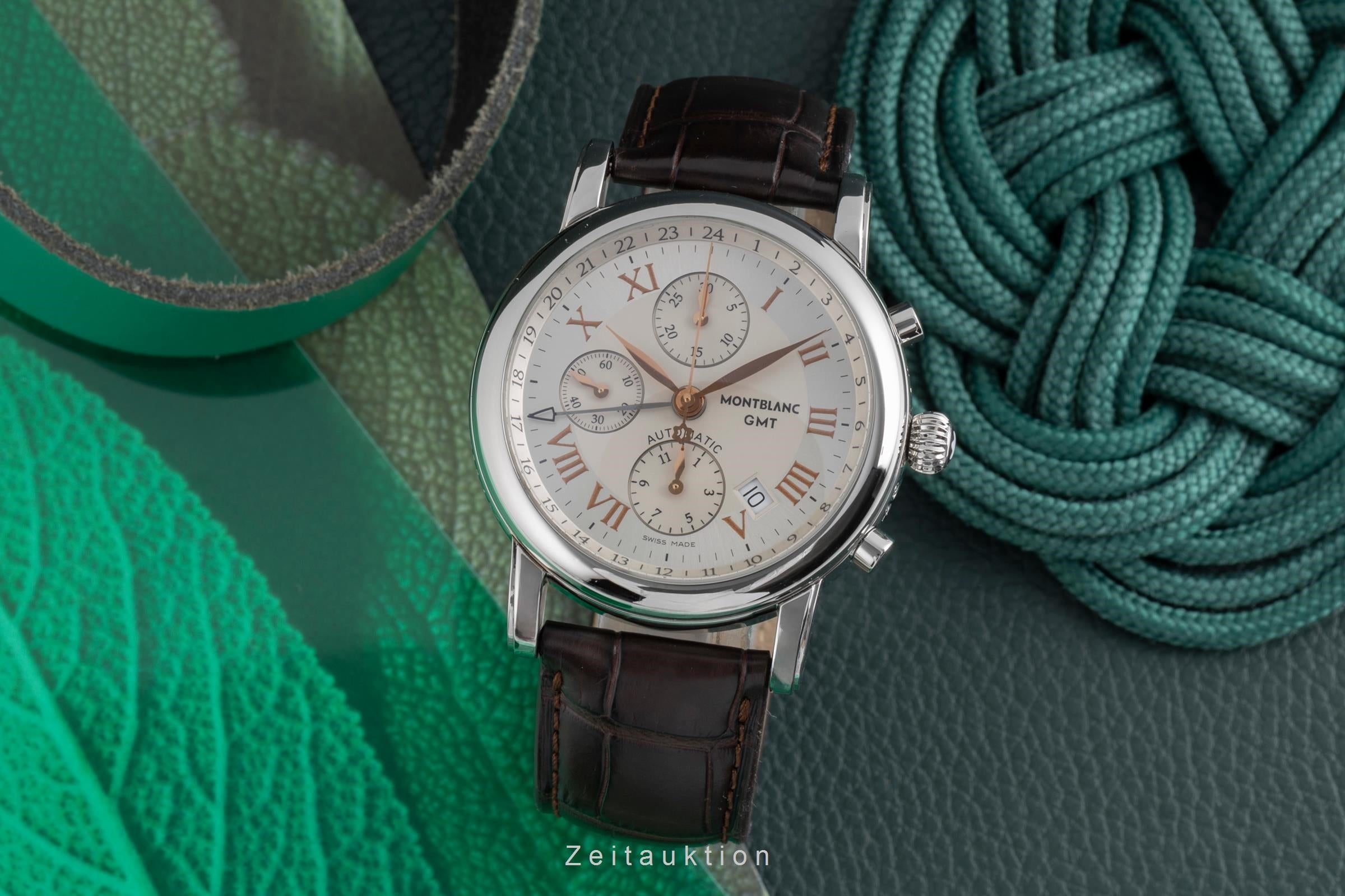Montblanc 4810 Chronograph cronografo acciaio automatismo orologio da uomo 7067  [2502868]