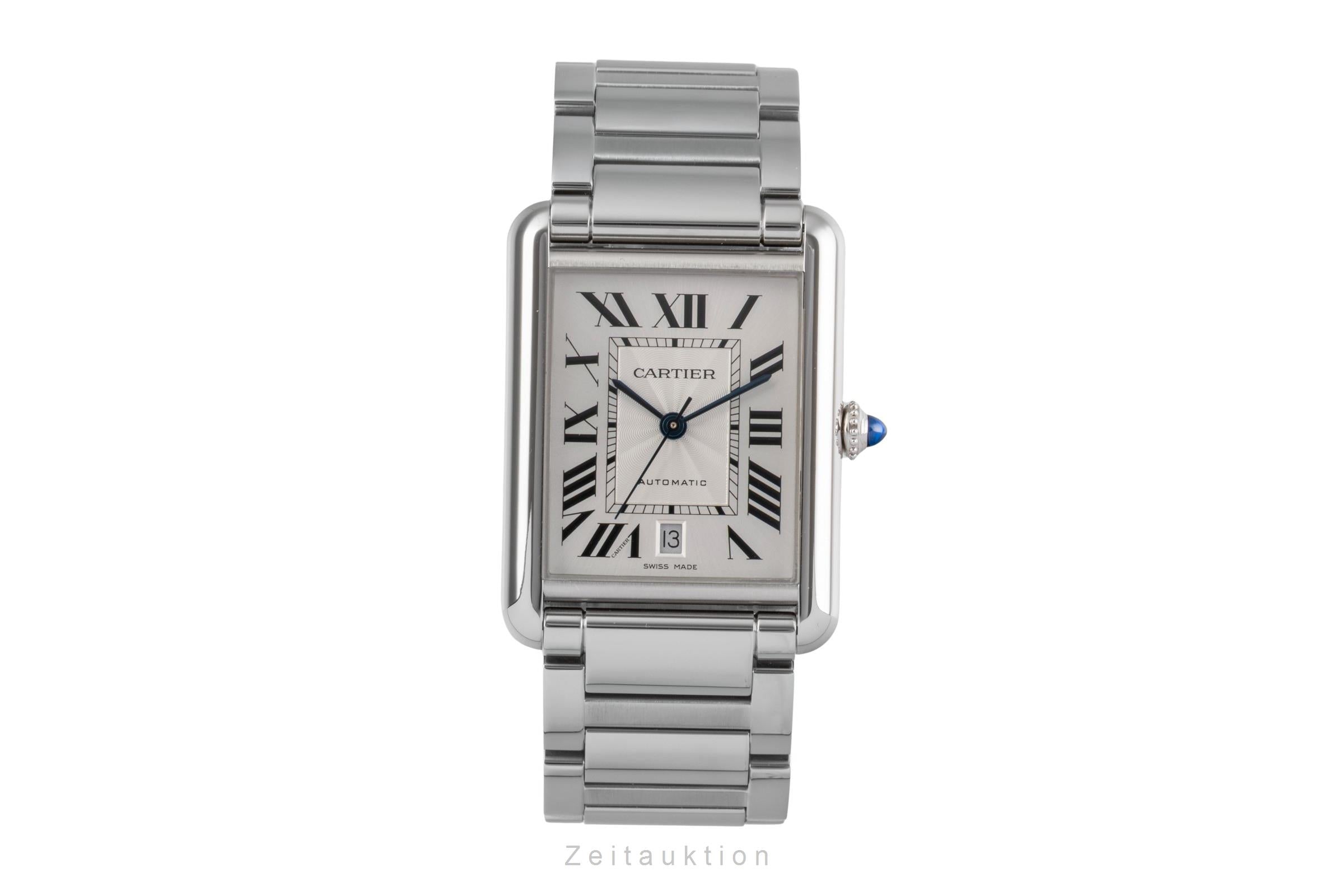 Cartier Tank acciaio automatismo orologio da uomo WSTA0053 LP: 5750EUR  [2502881]