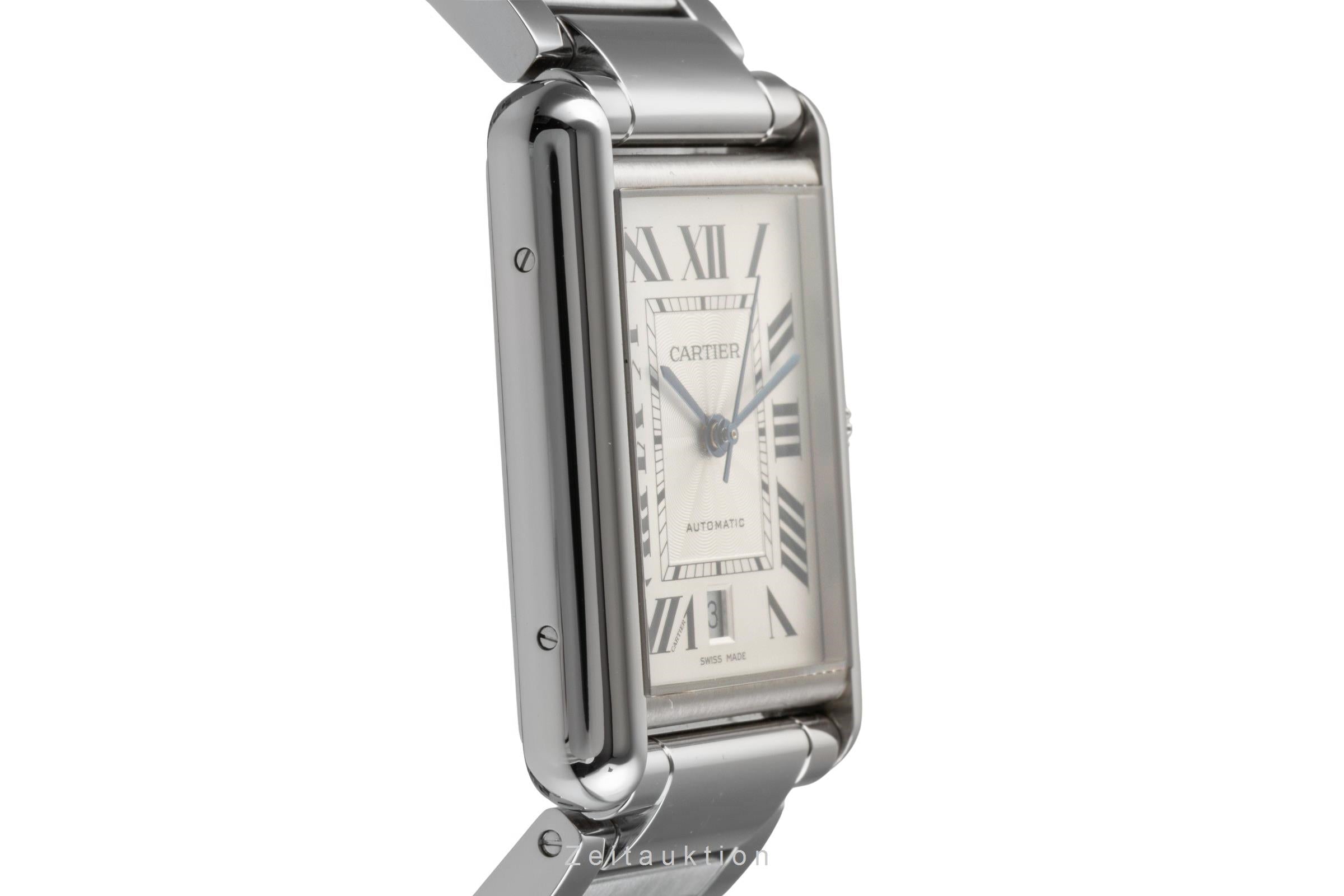 Cartier Tank acciaio automatismo orologio da uomo WSTA0053 LP: 5750EUR  [2502881]