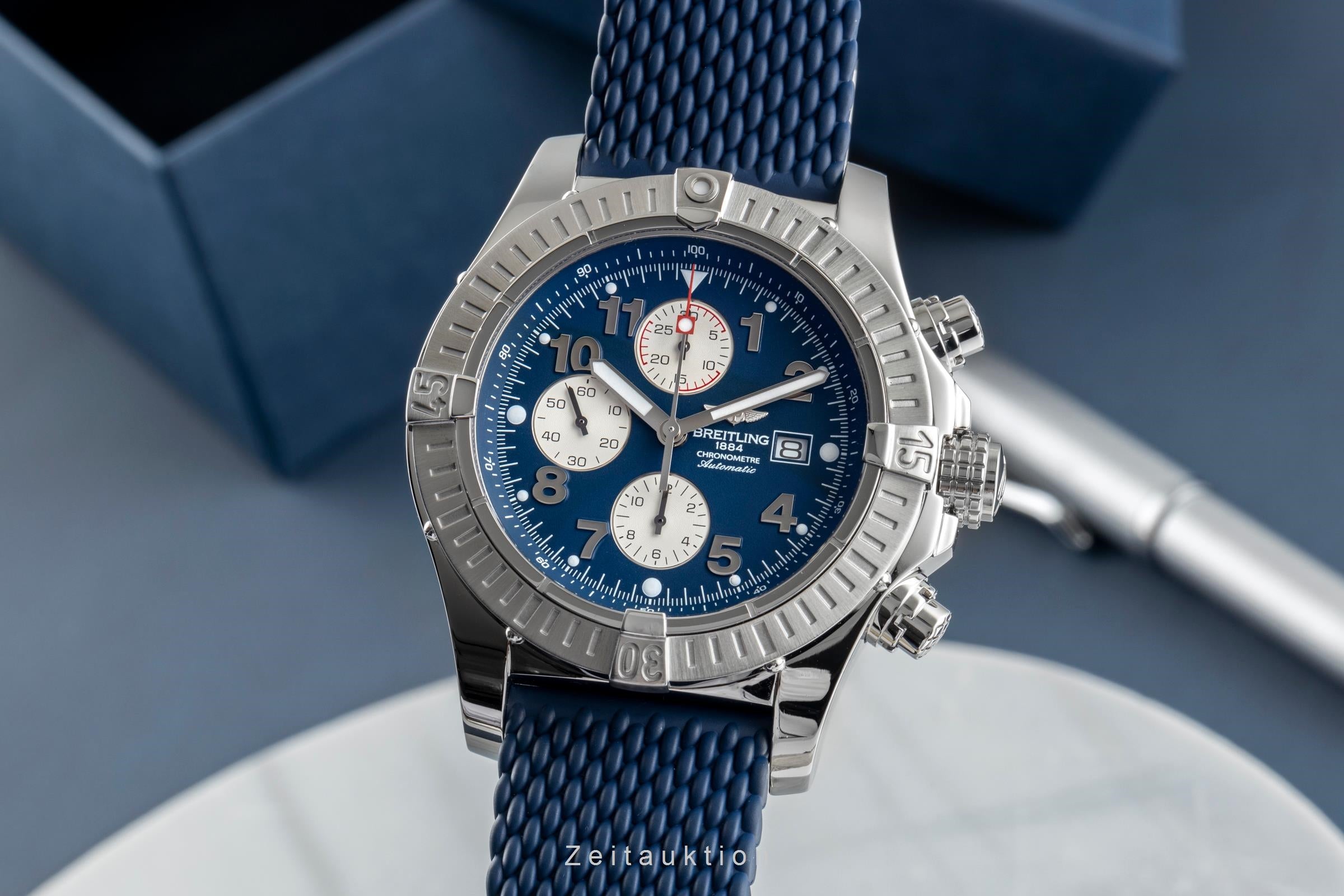 Breitling Super Avenger cronógrafo acero automático reloj para caballeros A13370  [2502891]