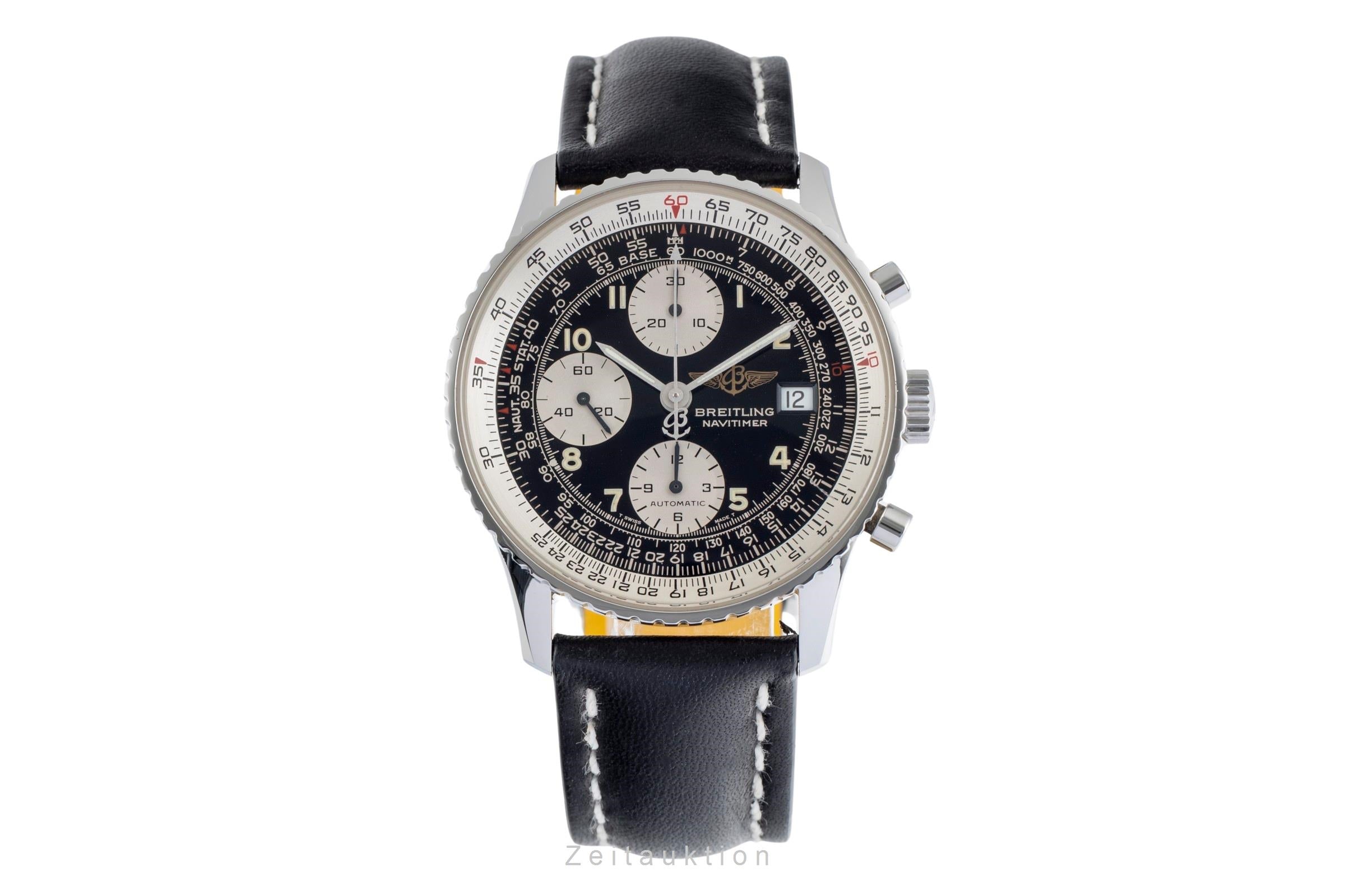 Breitling Old Navitimer chronograph steel automatic men's watch A13020  [2502892]
