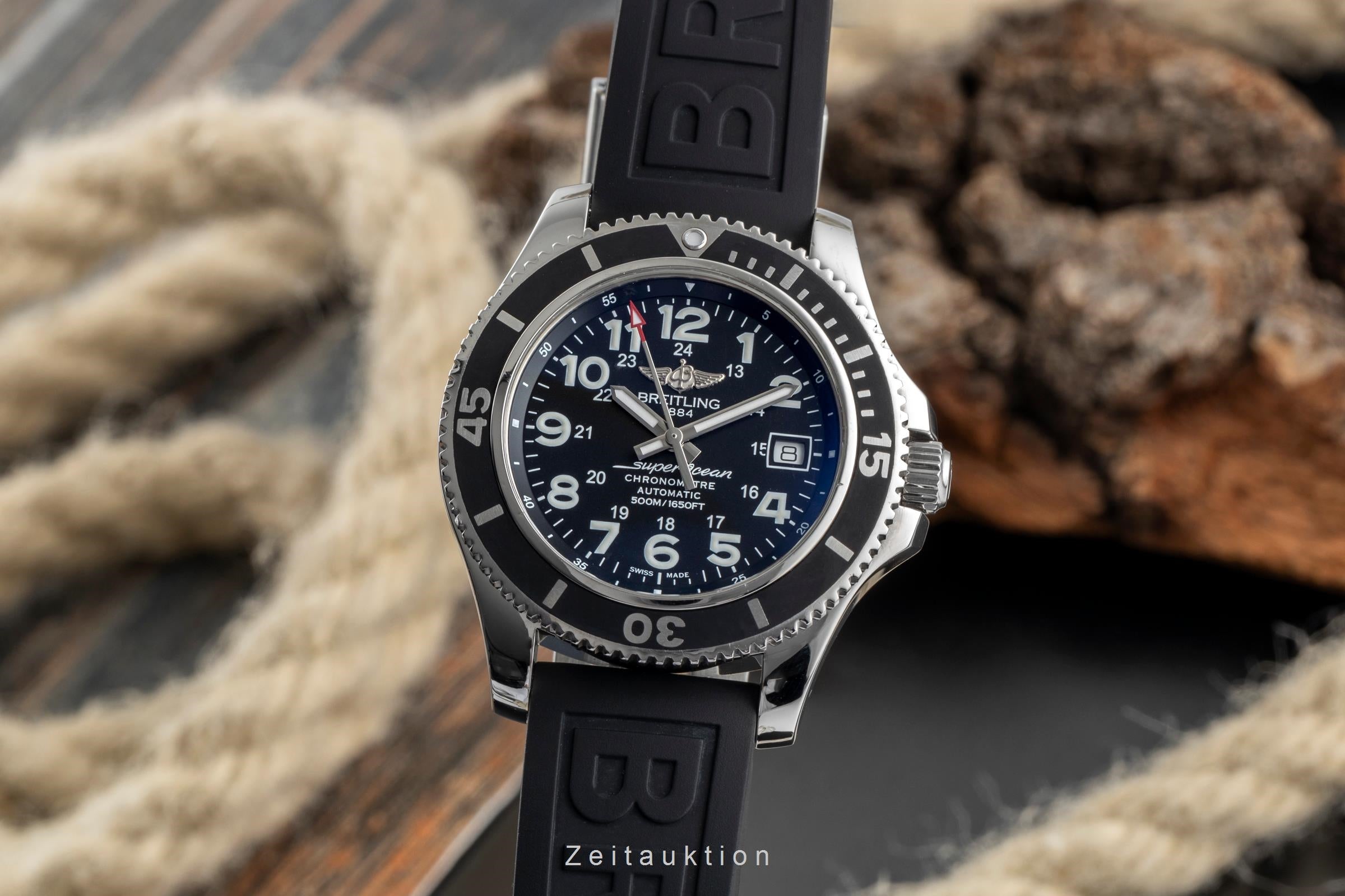 Breitling Superocean acero automático reloj para caballeros A17365  [2502908]