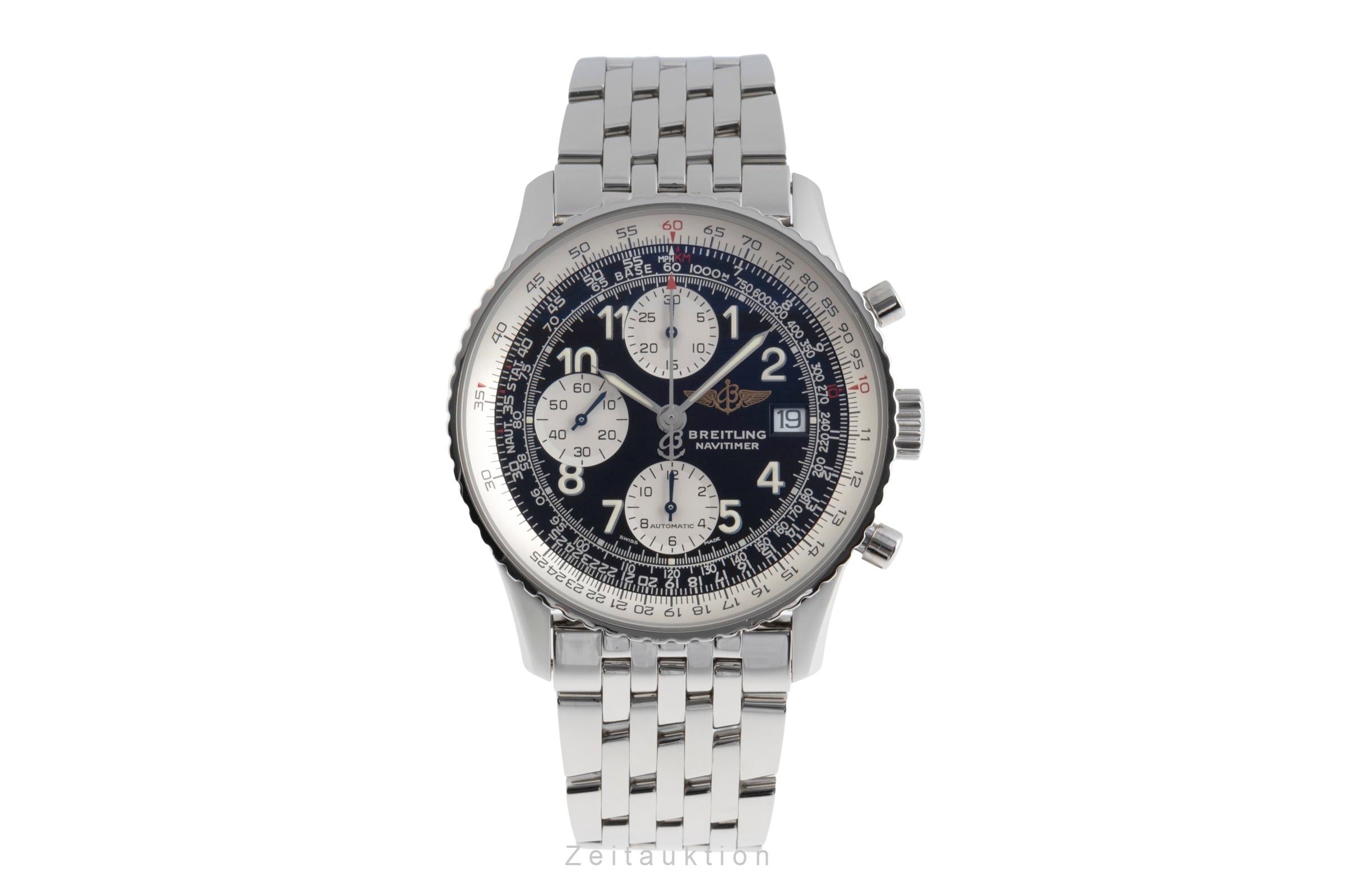 Breitling Old Navitimer chronograph steel automatic men's watch A13322 LP: 9650EUR  [2502952]