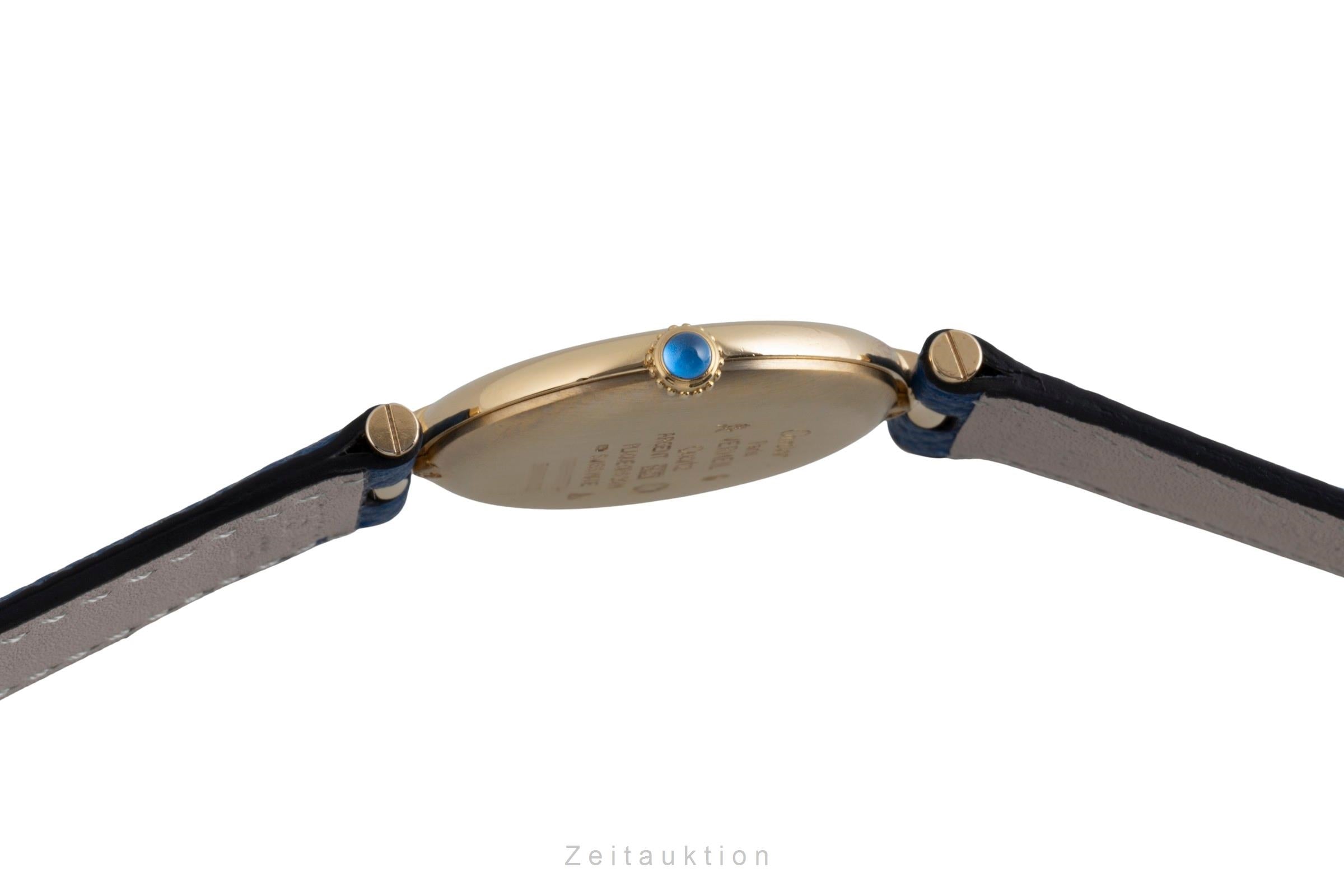 Cartier Vermeil argento dorato quarzo orologio da uomo 590003  [2503001]