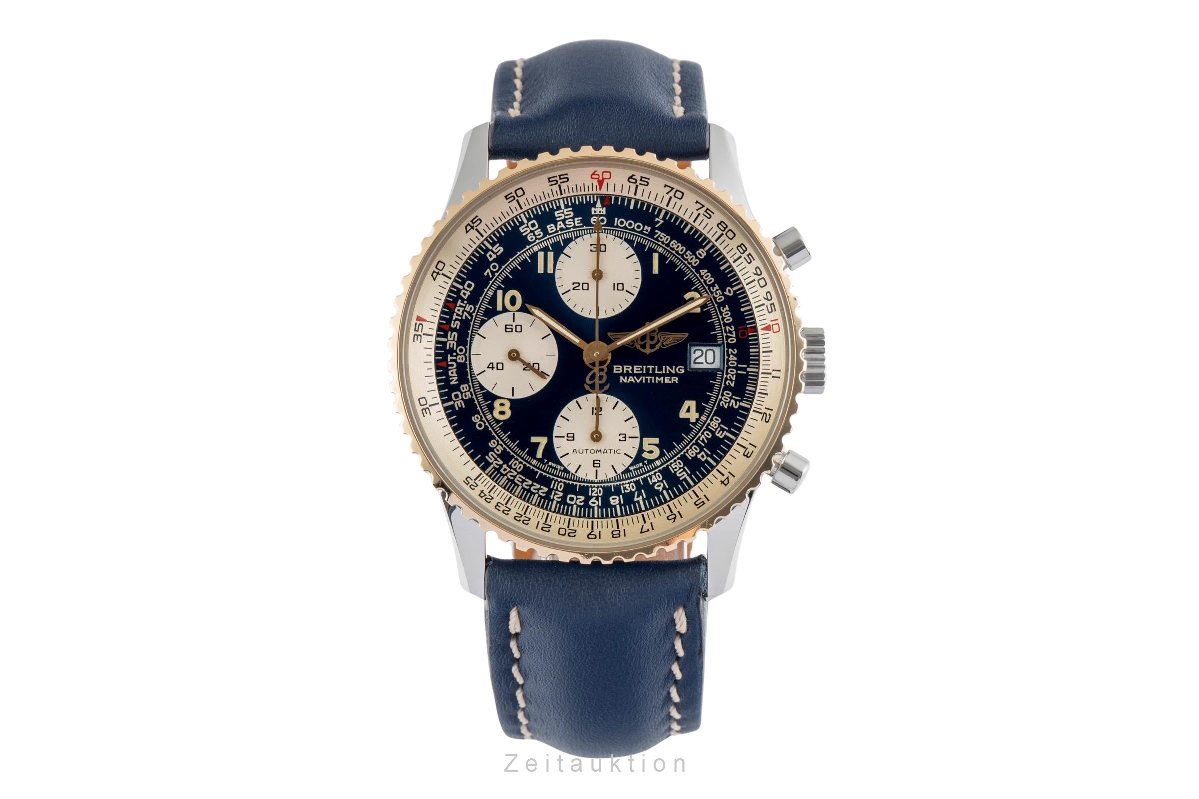 Breitling Navitimer chronograph steel / gold automatic men's watch D13020  [2503181]