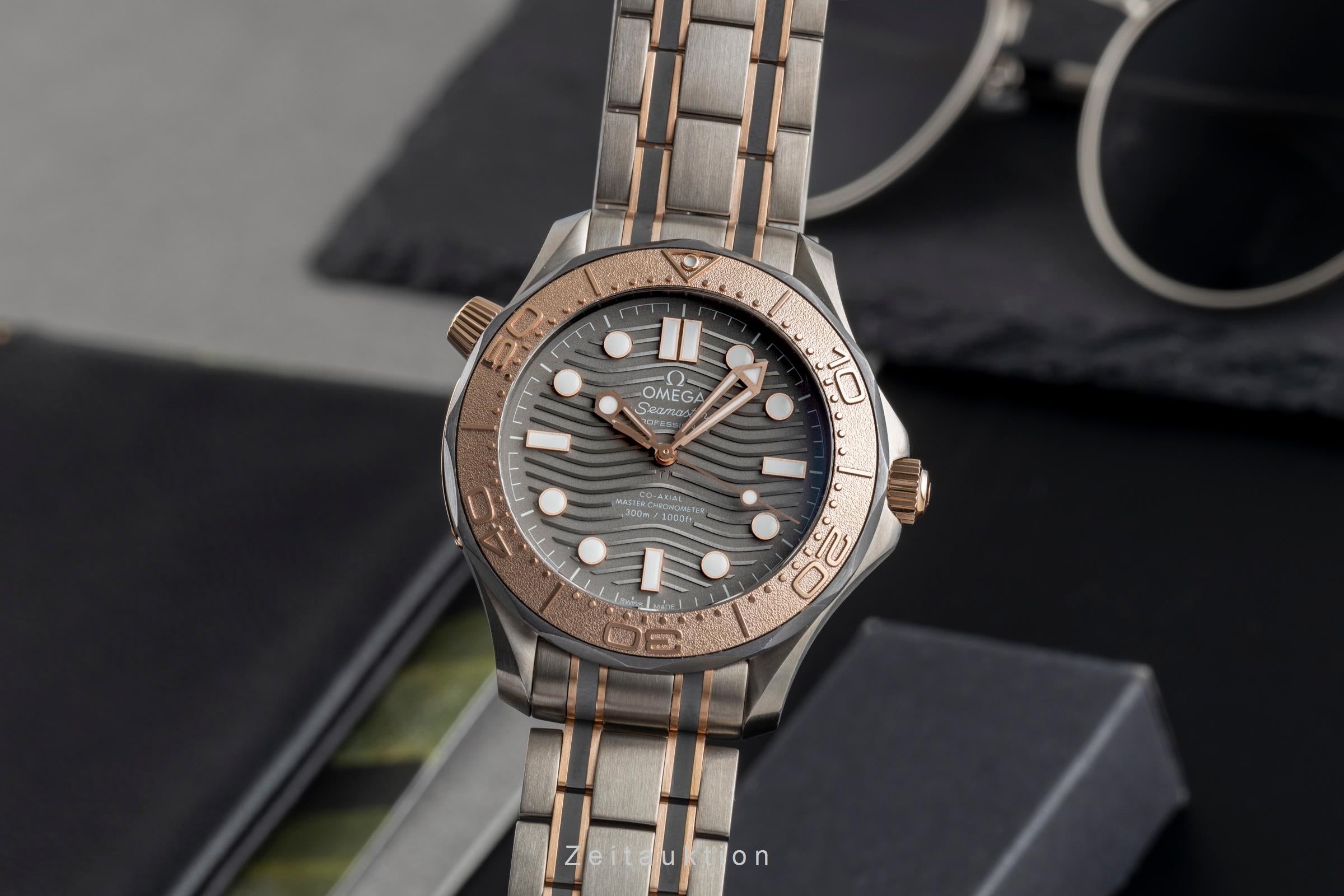 Omega Seamaster titanium / gold automatic men's watch 210.60.42.20.99.001 LP: 16200EUR Limited  [2503224]