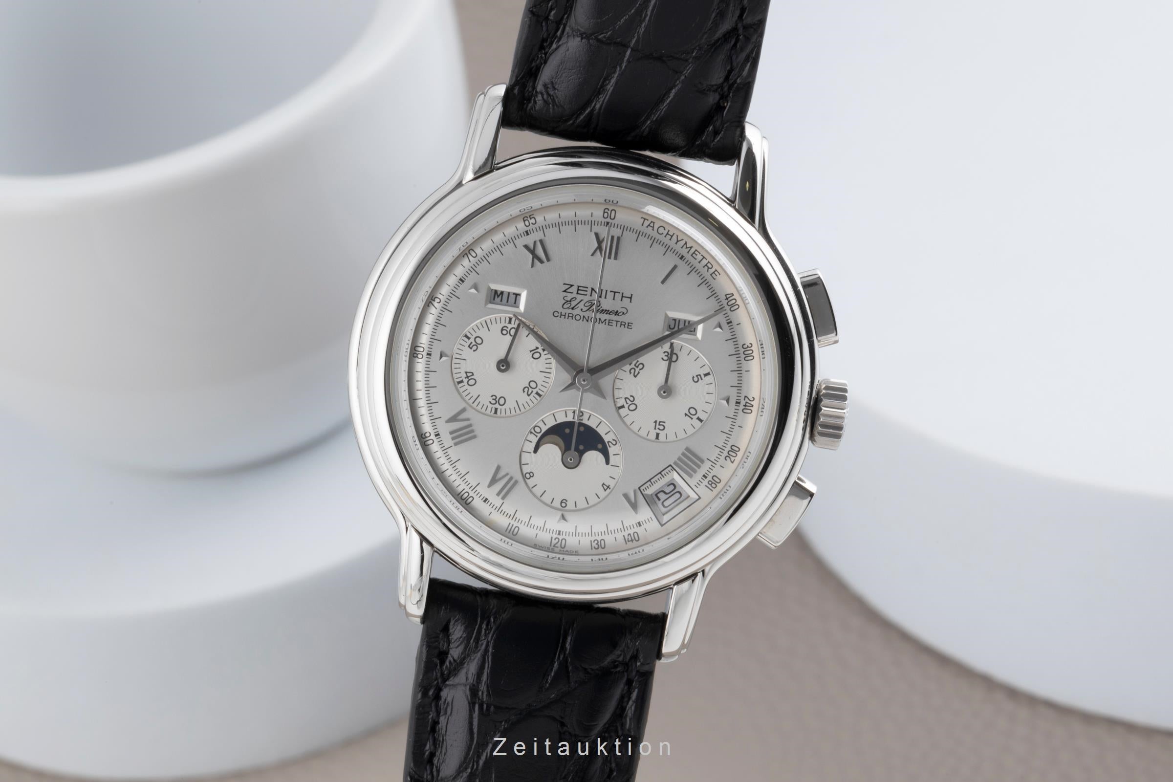 Zenith El Primero chronograph steel automatic men's watch 14/01.0240.410  [2503616]