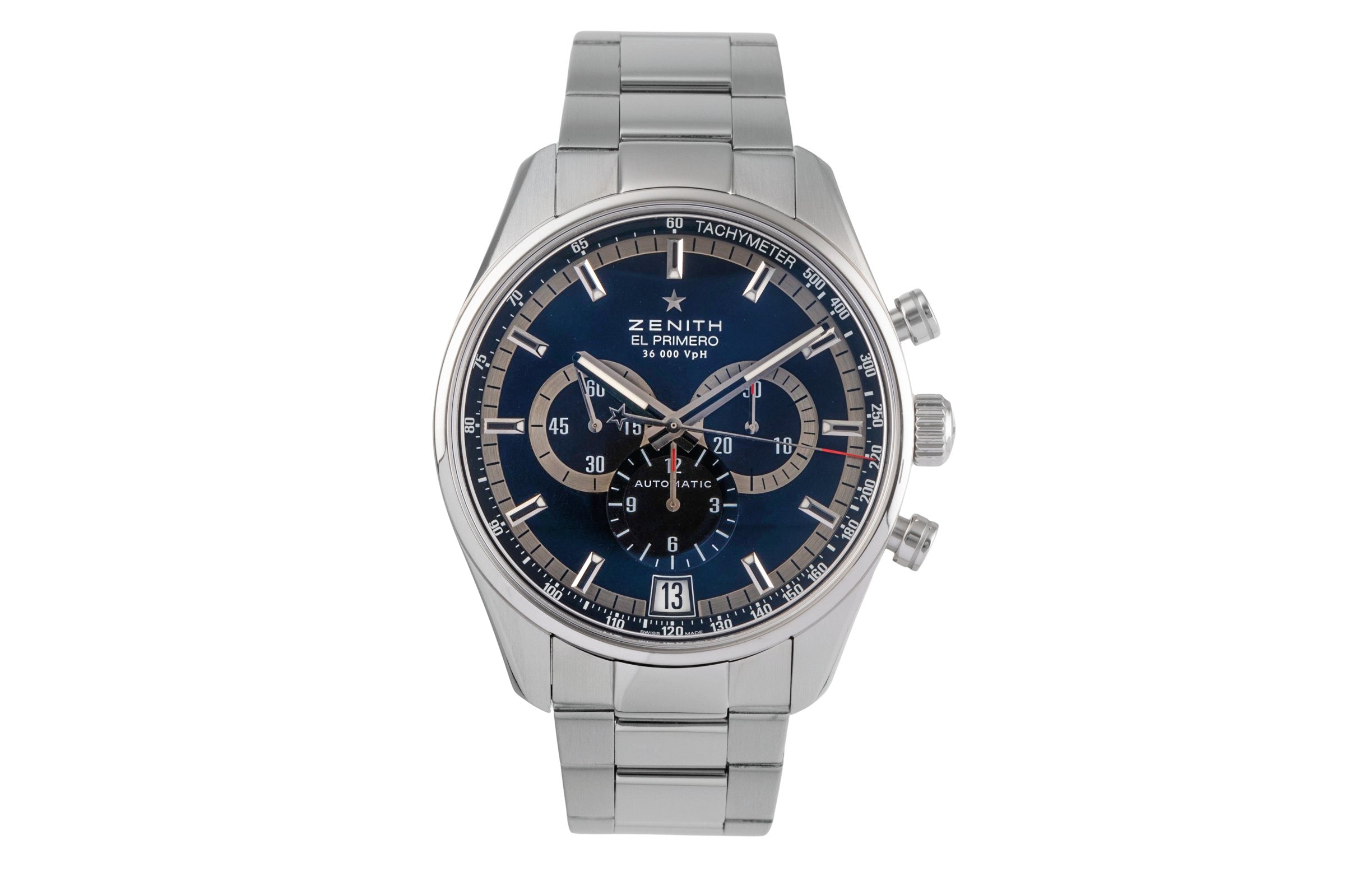 Zenith El Primero chronograph steel automatic men's watch 03.2040.400/21.M2040  [2503648]