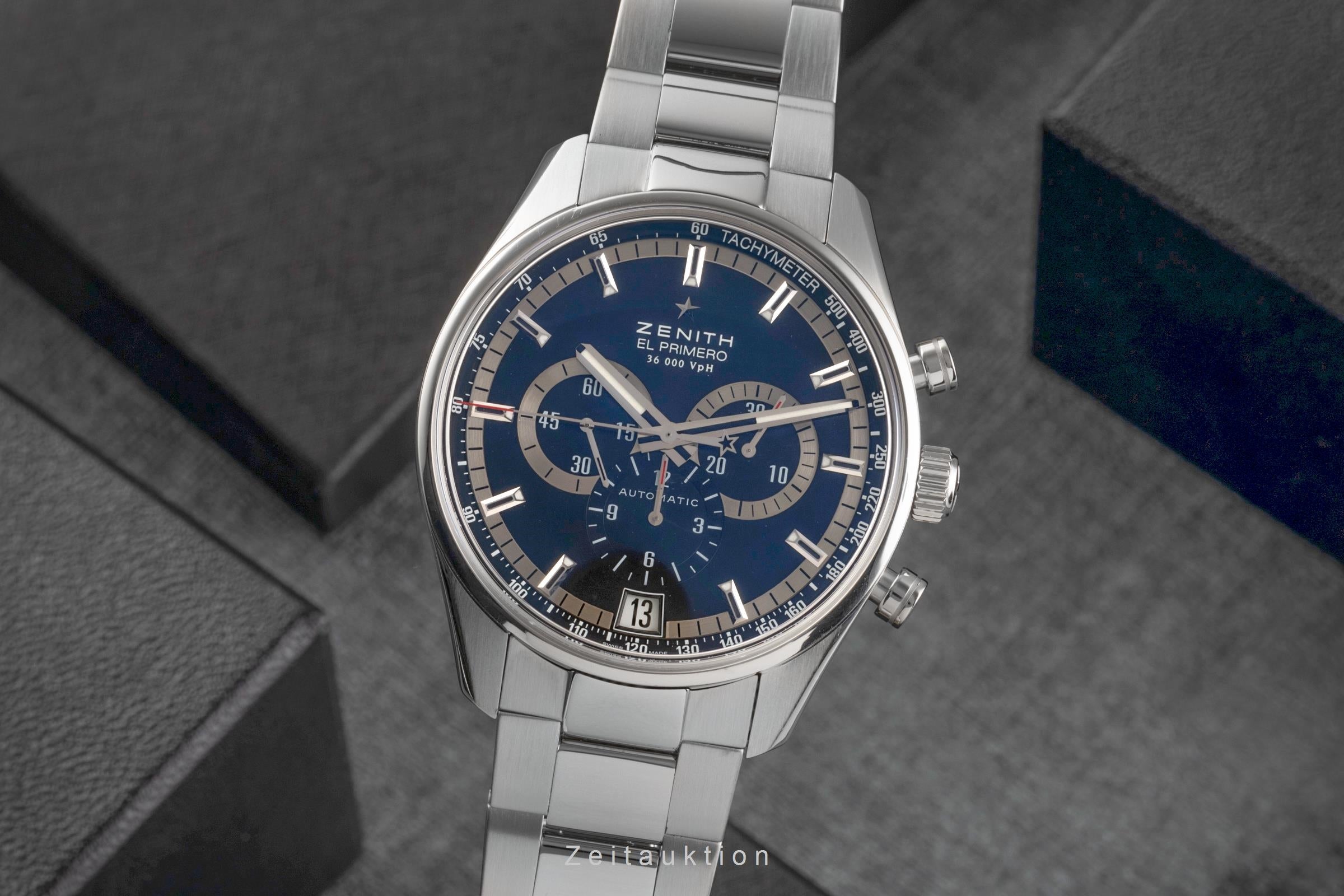 Zenith El Primero chronograph steel automatic men's watch 03.2040.400/21.M2040  [2503648]