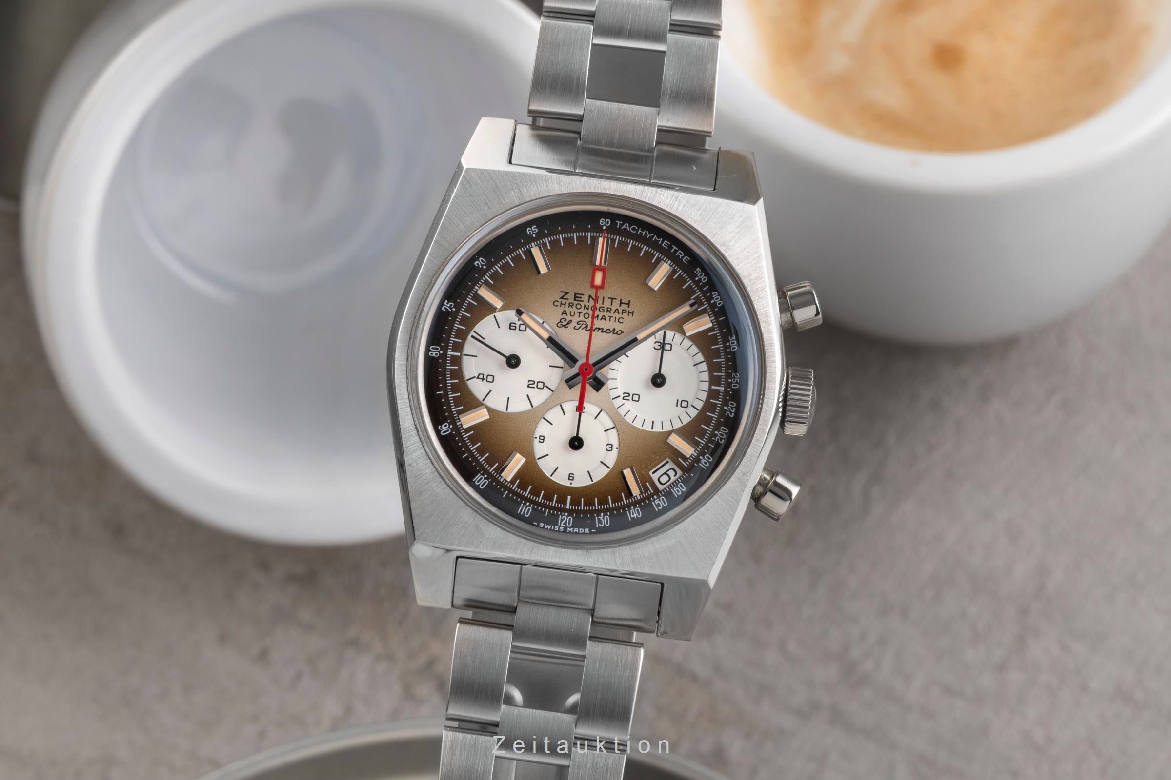 Zenith Chronomaster chronograph steel automatic men's watch 03.A384.400/385.M385 LP: 9800EUR  [2503798]