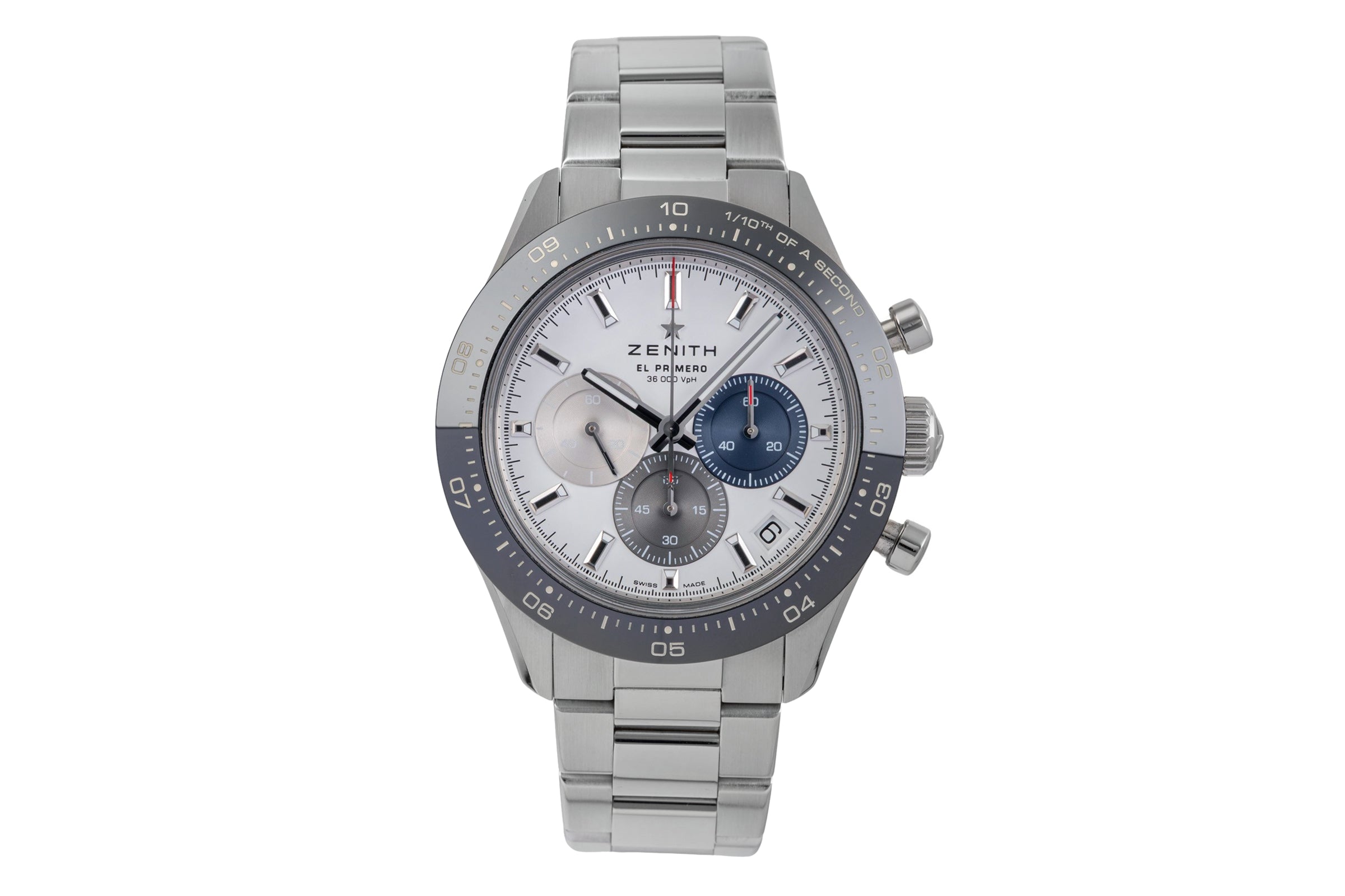 Zenith Chronomaster chronograph steel automatic men's watch 03.3100.3600/69.M3100 LP: 11800EUR  [2504033]